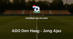 Eerste Divisie: ADO Den Haag - Jong Ajax