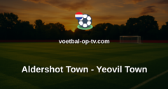 National League: Aldershot Town - Yeovil Town