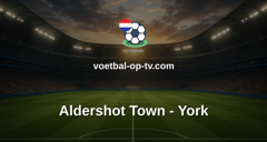 National League: Aldershot Town - York