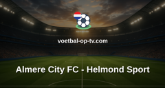 Eerste Divisie: Almere City FC - Helmond Sport