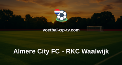 Eerste Divisie: Almere City FC - RKC Waalwijk