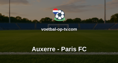 Ligue 1: Auxerre - Paris FC