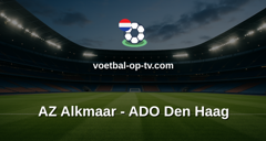 Eredivisie: AZ Alkmaar - ADO Den Haag