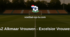 Eredivisie Vrouwen: AZ Alkmaar Vrouwen - Excelsior Vrouwen