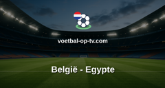 World Cup: België - Egypte