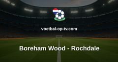 National League: Boreham Wood - Rochdale