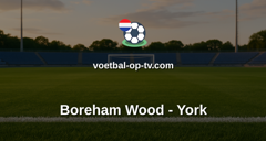 National League: Boreham Wood - York