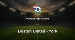 National League: Boston United - York
