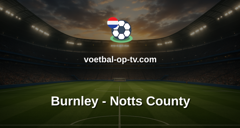 English League Cup: Burnley - Notts County