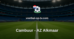 Eredivisie: Cambuur - AZ Alkmaar