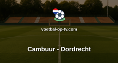 Eerste Divisie: Cambuur - Dordrecht