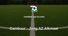 Eerste Divisie: Cambuur - Jong AZ Alkmaar