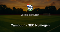 Eredivisie: Cambuur - NEC Nijmegen