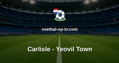 National League: Carlisle - Yeovil Town