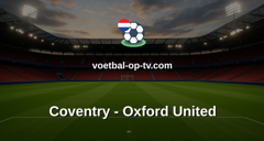 Championship: Coventry - Oxford United