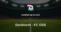 Eerste Divisie: Dordrecht - FC OSS