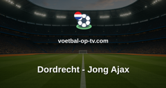 Eerste Divisie: Dordrecht - Jong Ajax