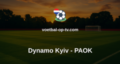 Europa League: Dynamo Kyiv - PAOK