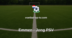 Eerste Divisie: Emmen - Jong PSV