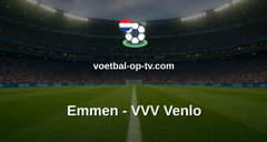 Eerste Divisie: Emmen - VVV Venlo