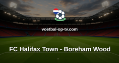 National League: FC Halifax Town - Boreham Wood