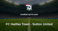 National League: FC Halifax Town - Sutton United