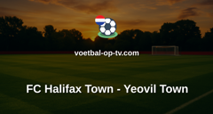 National League: FC Halifax Town - Yeovil Town