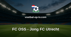 Eerste Divisie: FC OSS - Jong FC Utrecht