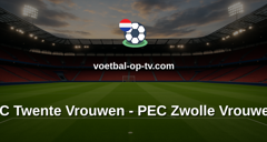 Eredivisie Vrouwen: FC Twente Vrouwen - PEC Zwolle Vrouwen