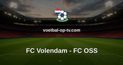Eerste Divisie: FC Volendam - FC OSS