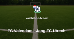 Eerste Divisie: FC Volendam - Jong FC Utrecht