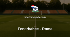 Champions League: Fenerbahce - Roma