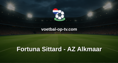 Eredivisie: Fortuna Sittard - AZ Alkmaar