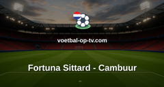 Eredivisie: Fortuna Sittard - Cambuur
