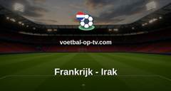 World Cup: Frankrijk - Irak