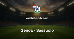 Serie A: Genoa - Sassuolo