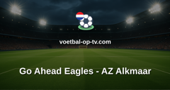 Eredivisie: Go Ahead Eagles - AZ Alkmaar