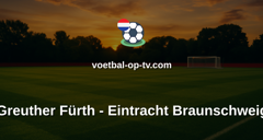 Bundesliga 2: Greuther Fürth - Eintracht Braunschweig