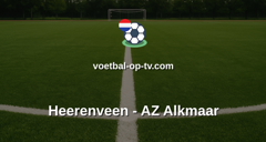 Eredivisie: Heerenveen - AZ Alkmaar