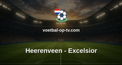 Eredivisie: Heerenveen - Excelsior