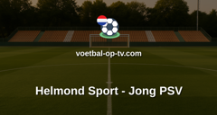 Eerste Divisie: Helmond Sport - Jong PSV