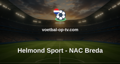 Eerste Divisie: Helmond Sport - NAC Breda