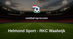 Eerste Divisie: Helmond Sport - RKC Waalwijk