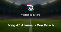 Eerste Divisie: Jong AZ Alkmaar - Den Bosch