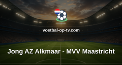 Eerste Divisie: Jong AZ Alkmaar - MVV Maastricht