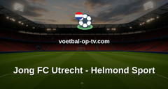 Eerste Divisie: Jong FC Utrecht - Helmond Sport