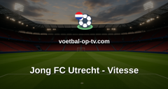 Eerste Divisie: Jong FC Utrecht - Vitesse