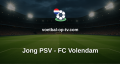 Eerste Divisie: Jong PSV - FC Volendam