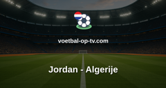 World Cup: Jordan - Algerije