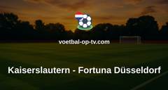 Bundesliga 2: Kaiserslautern - Fortuna Düsseldorf